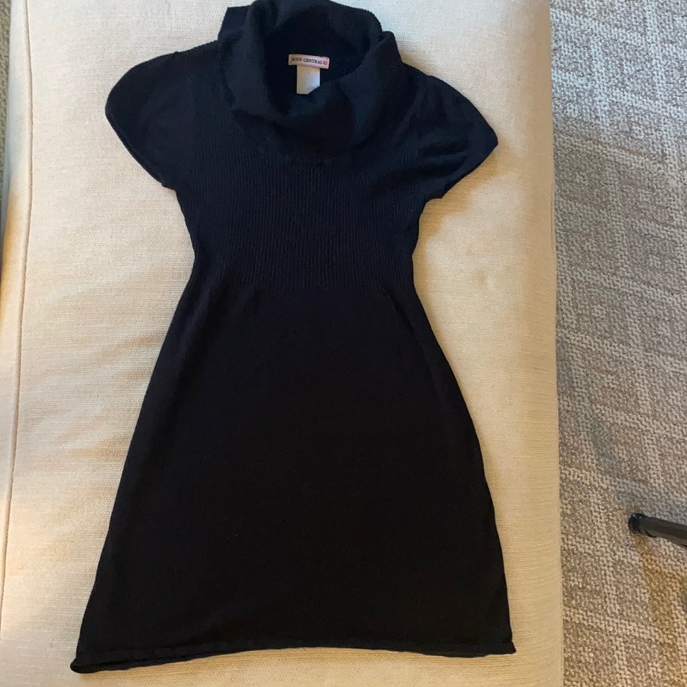 Body Central Black Sweater Dress - Medium